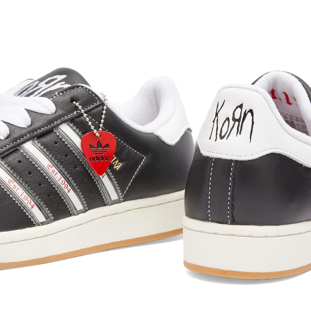 Adidas Originals Men's x Korn Superstar Black/Translucent/Scarlet